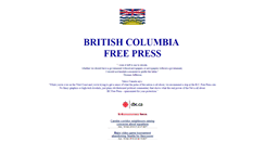 Desktop Screenshot of bcfreepress.bc.ca